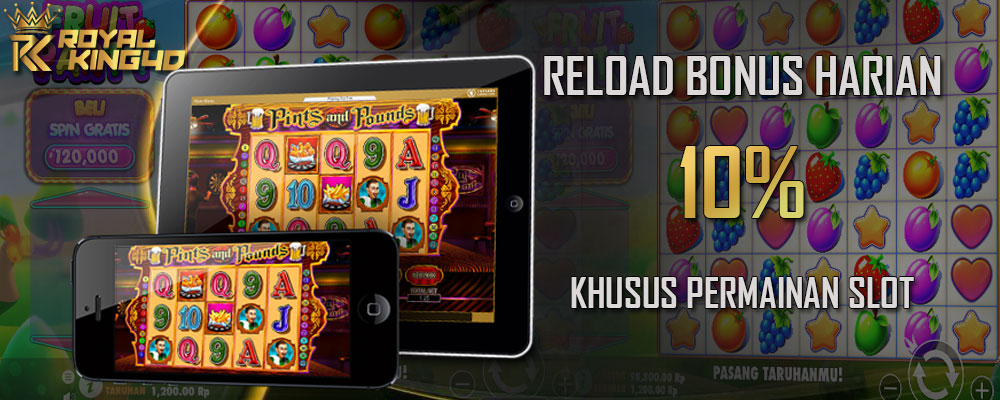 Reload Bonus Harian Slot 10%